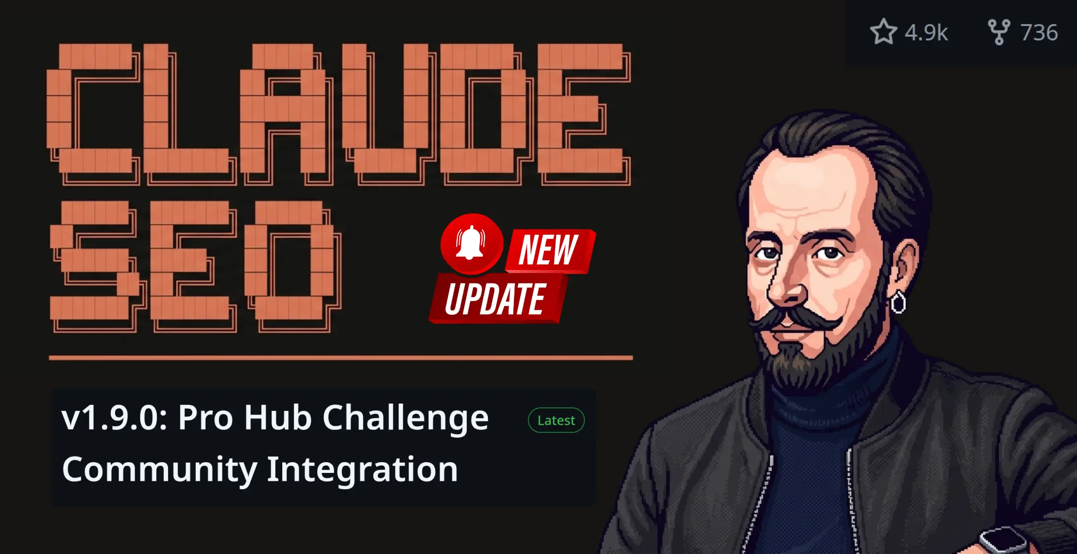 Claude SEO v1.9.0 community release - Pro Hub Challenge community integration, latest update